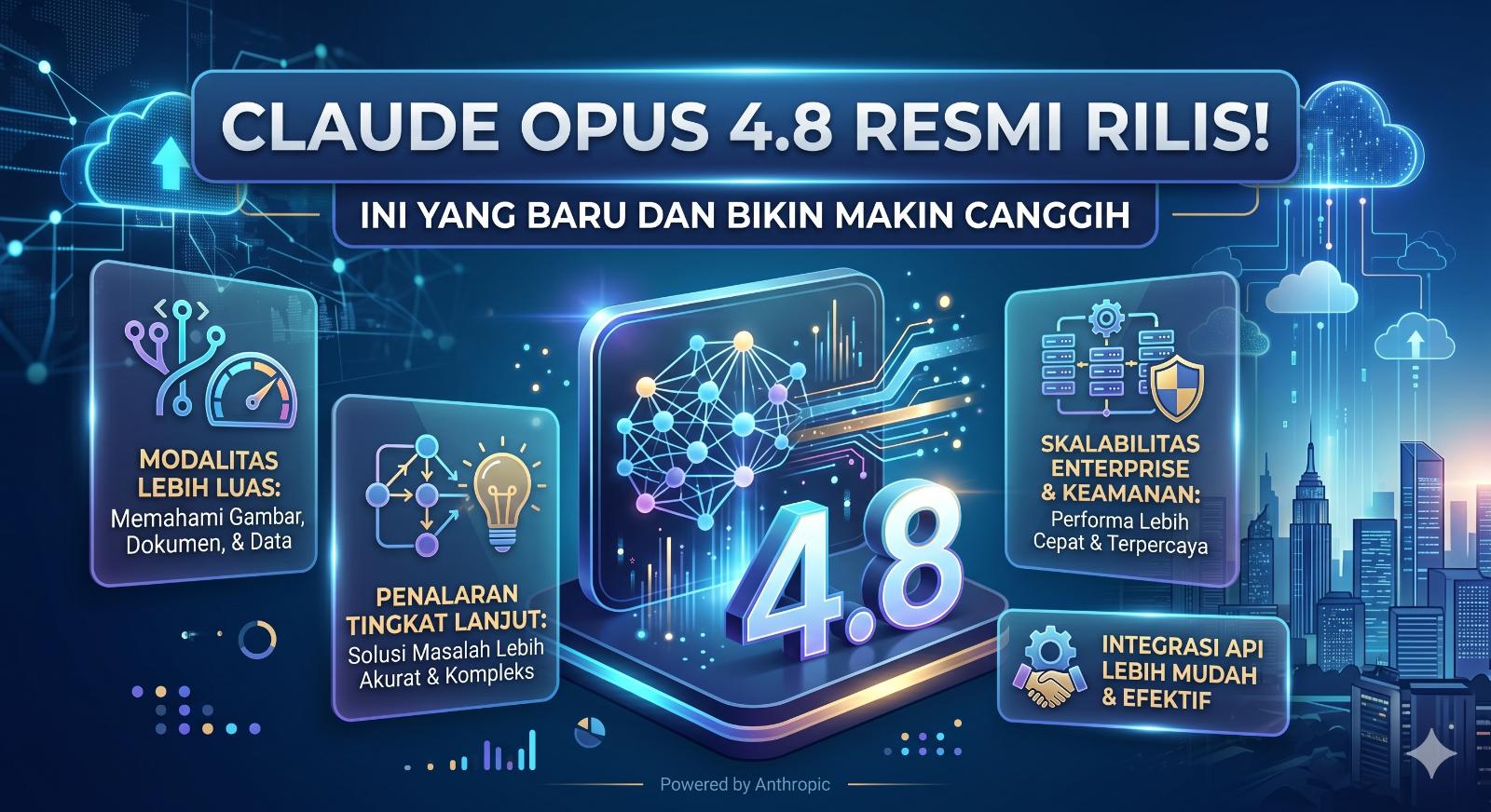 Claude Opus 4.8 Resmi Rilis! Ini Yang Baru dan Bikin Makin Canggih