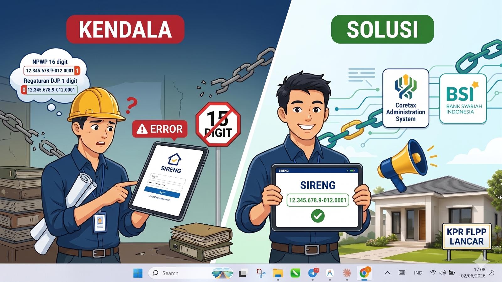 Developer FLPP Wajib Update! Ini Trik Cepat Ubah NPWP 15 Digit ke 16 Digit